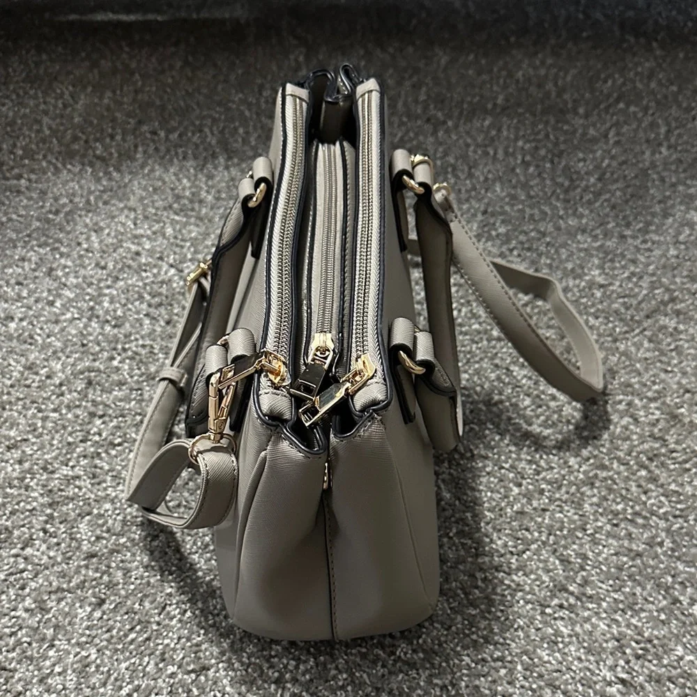 Gray Handbag